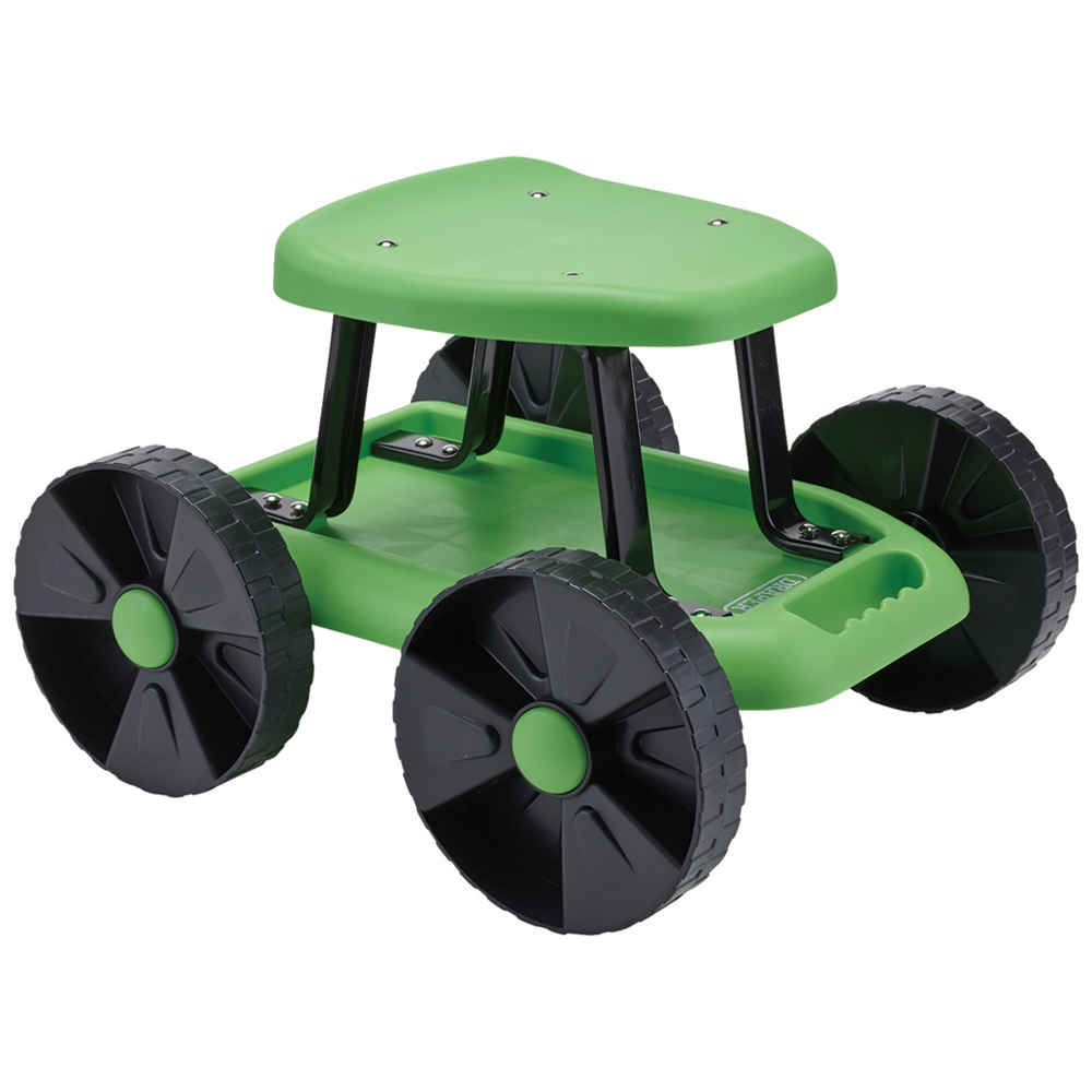 Draper Roller Garden Cart and Seat Image 3