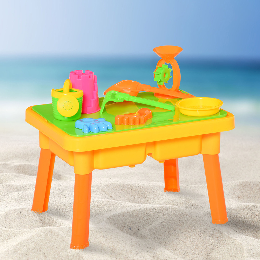 HOMCOM Kids 16 Piece Sand and Water Table Play Set Image 2
