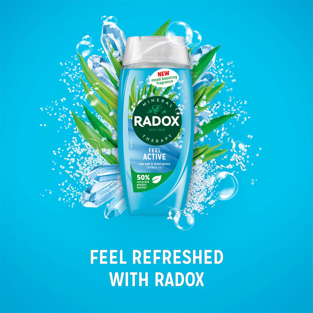 Radox Feel Active Mineral Therapy Shower Gel 225ml Image 6