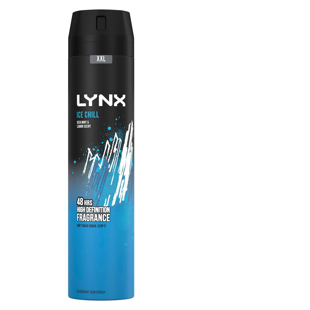 Lynx Ice Chill Shower Gel 500ml and XXL Body Spray 250ml Bundle Image 8