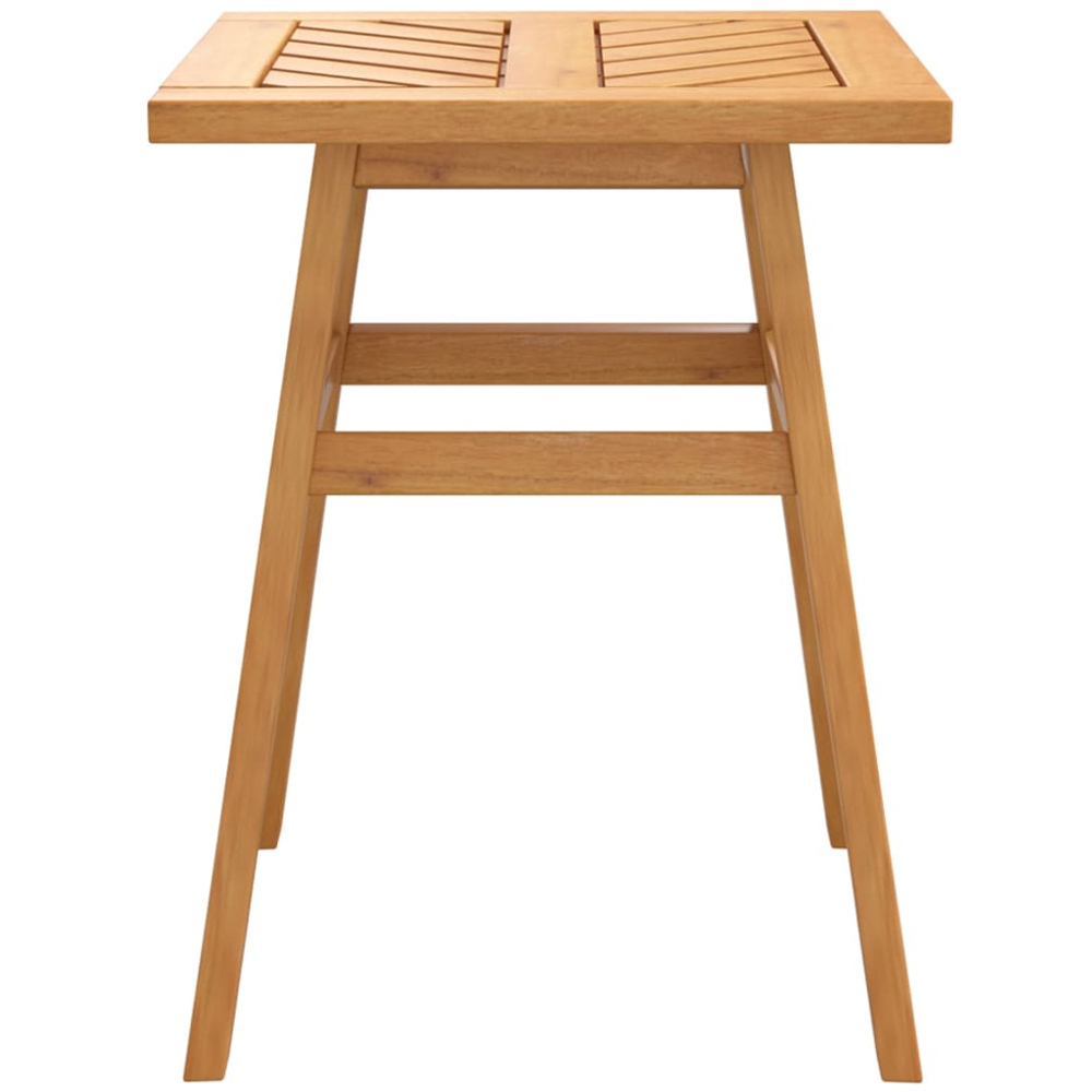 vidaXL Brown Solid Wood Acacia Side Table Image 3