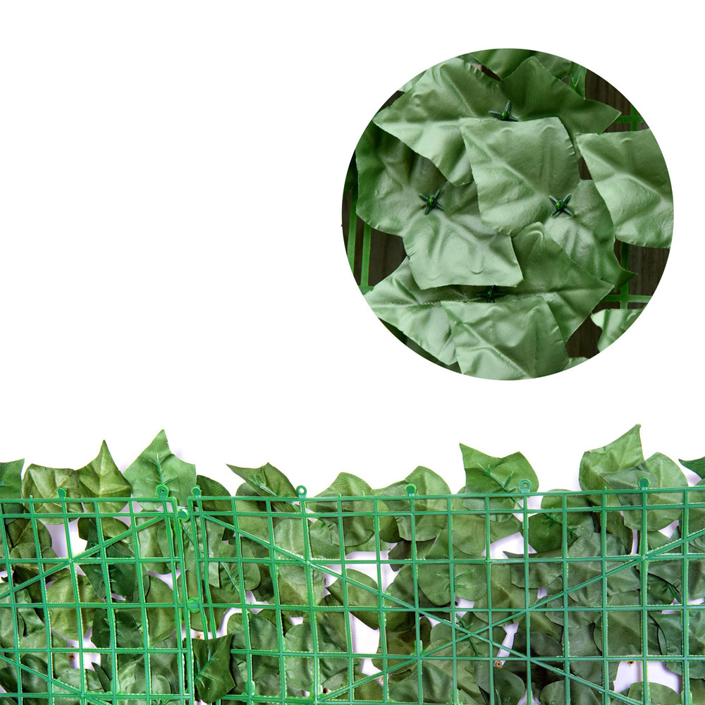 Outsunny Artificial Leaf Hedge Screen Fence Panel Image 5
