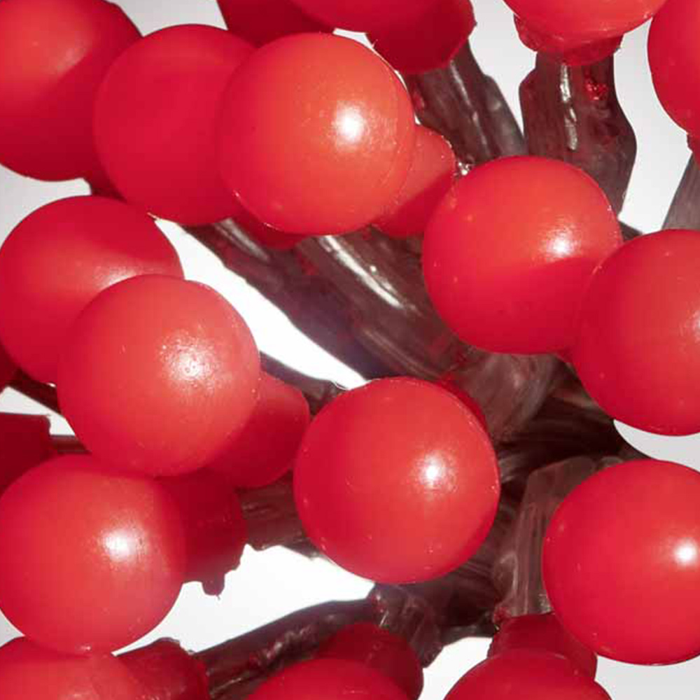 Wilko 100 Red Berry Mini Ball Lights Image 2