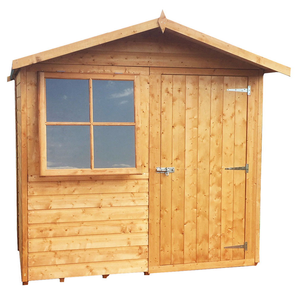 Shire Abri 7 x 7ft Dip Treated Wooden Shiplap Shed Image 1