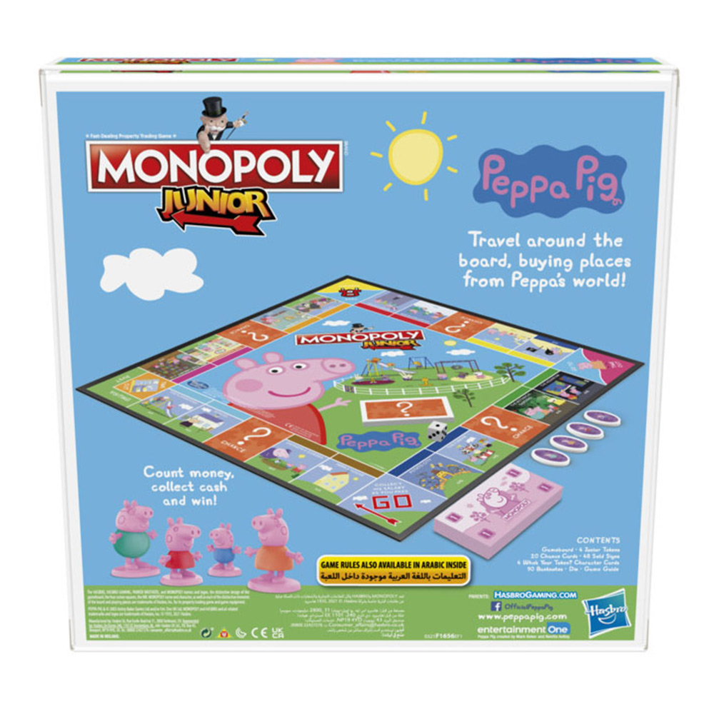 Hasbro Monopoly Junior Peppa Pig Image 1