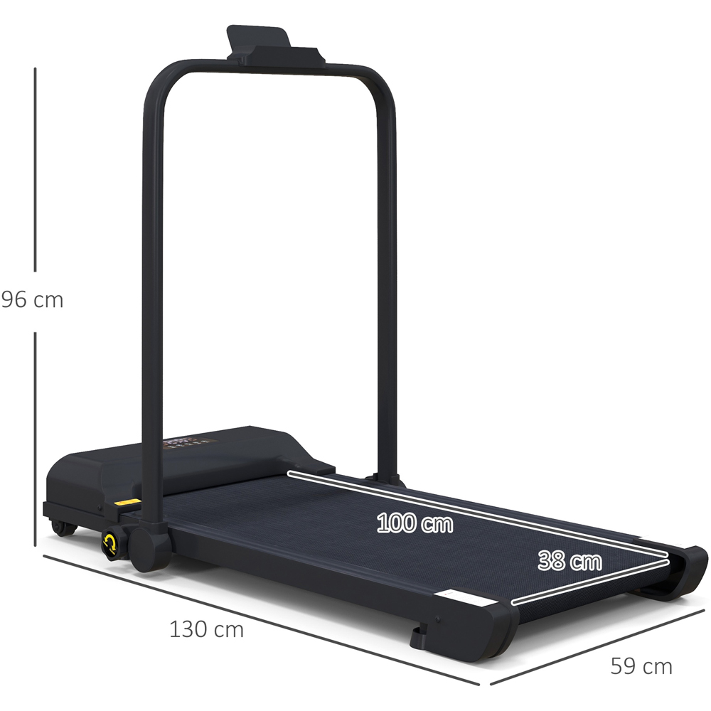HOMCOM 2 in 1 Black Foldable Walking Pad Image 7