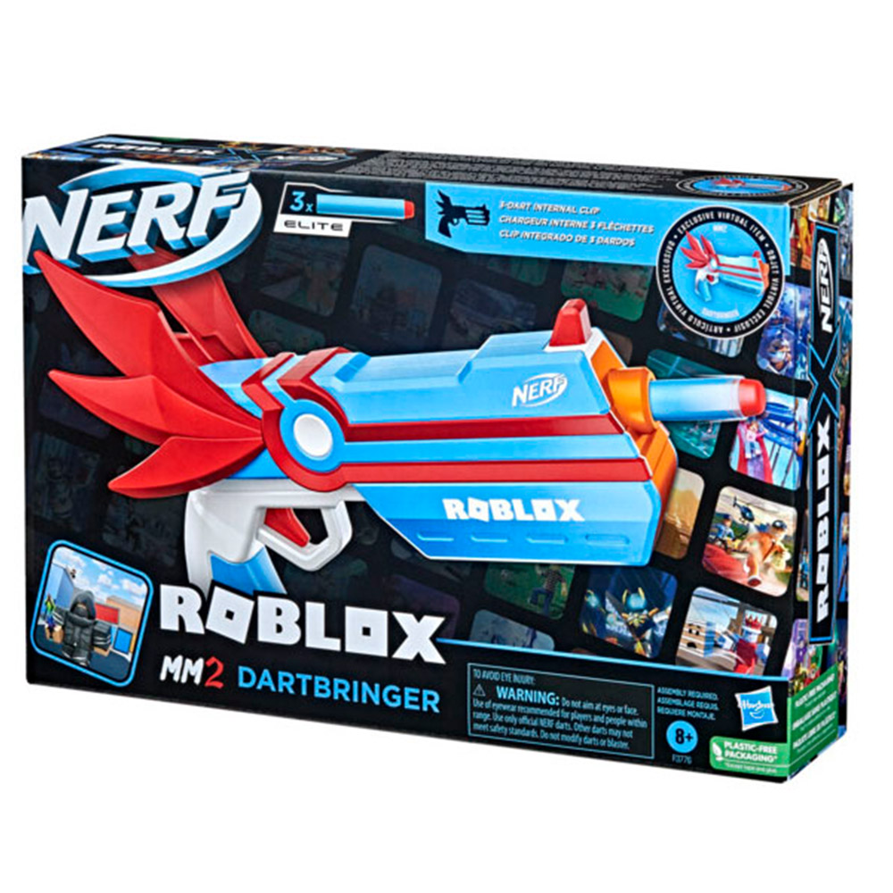 Hasbro Nerf Roblox MM2 Dartbringer Blaster with 3 Darts Image 5