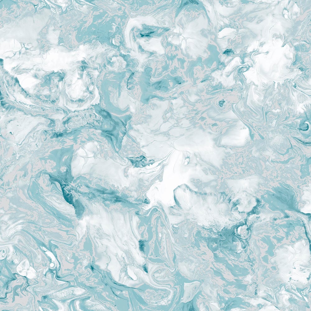 Muriva Elixir Marble Teal Wallpaper Image 1