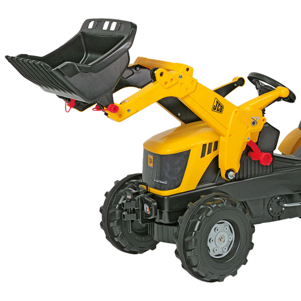 Robbie Toys JCB V-Tronic Yellow and Black Tractor with Frontloader Image 4