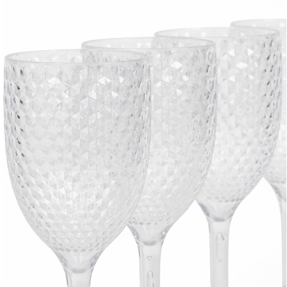 Cambridge Fete Wine Glasses Clear 4 Pack Image 3