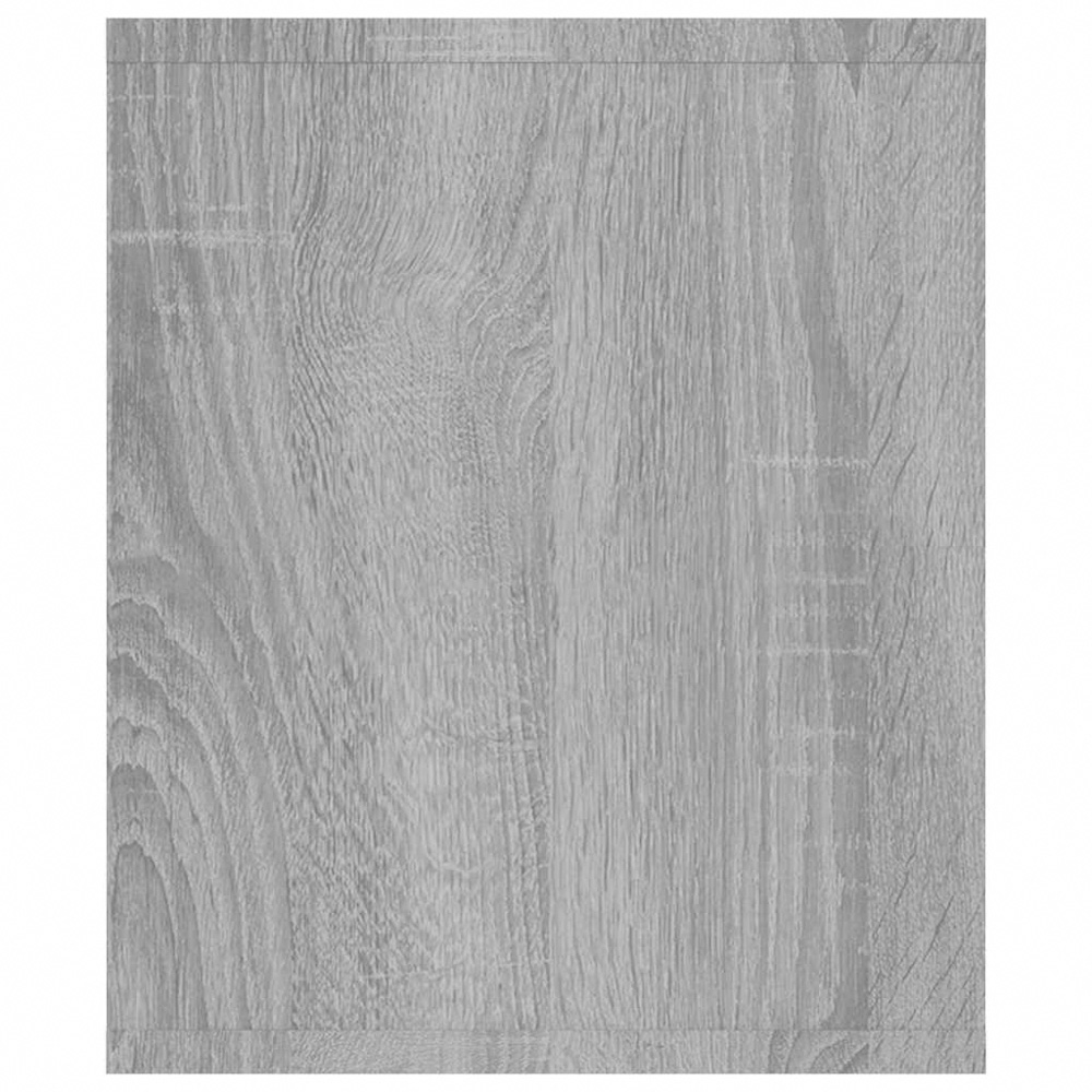 vidaXL 4 Shelf Grey Sonoma Book Cabinet Image 3
