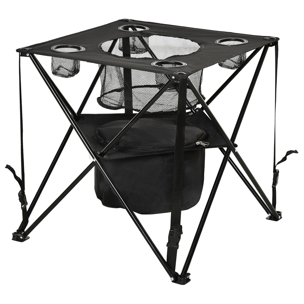 Outsunny Folding Camping Holder Table Image 1