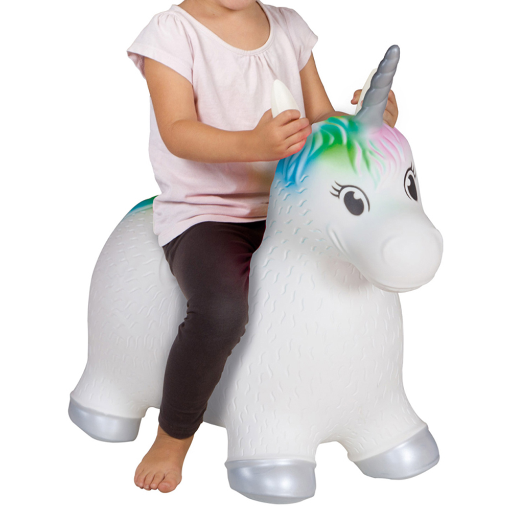 Unicorn Inflatable Hopper Ride On Image 2