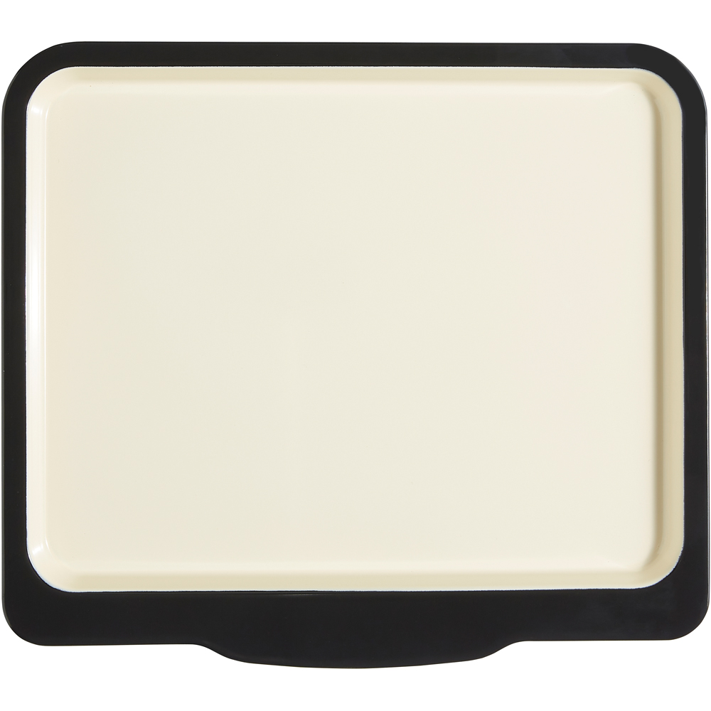 Wham Baker & Salt 37cm Set of 2 Two Tone Enamel Baking Tray Image 1