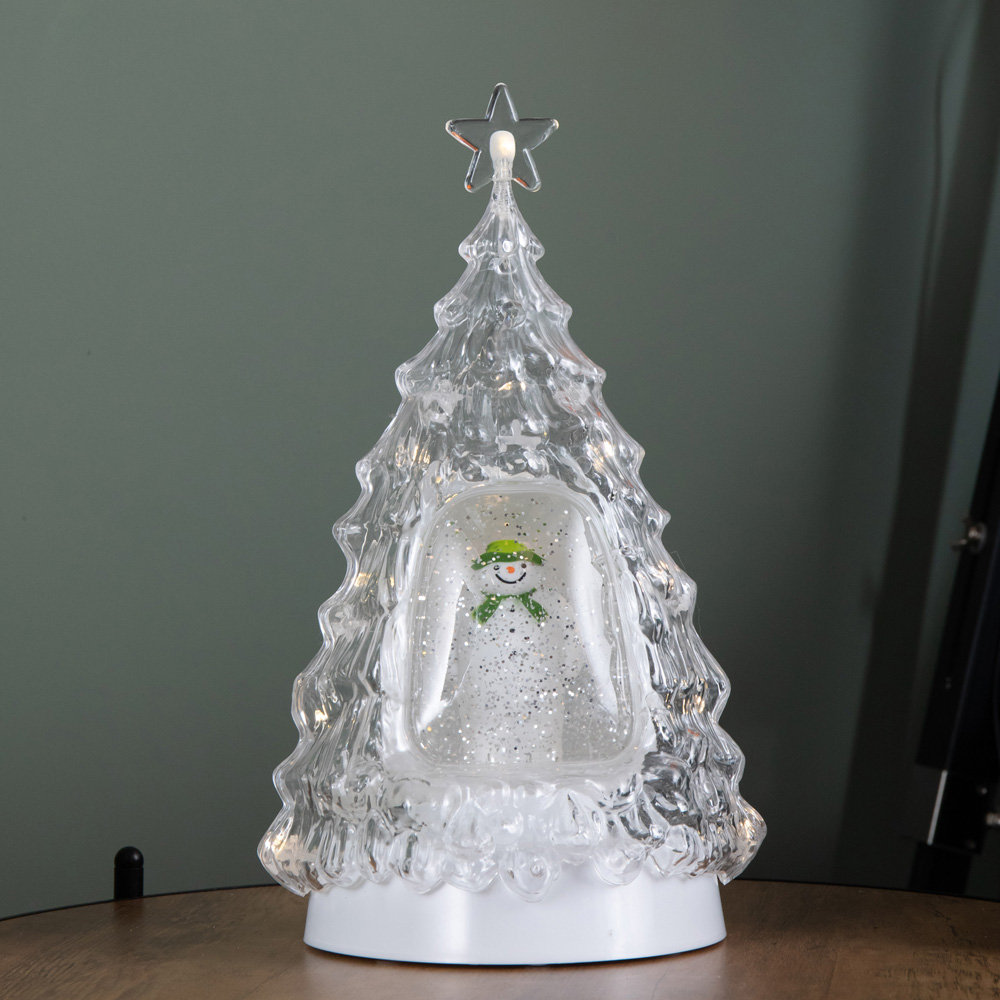 Samuel Alexander Light Up The Snowman Inside Christmas Tree Water Spinner Christmas Decoration Image 3