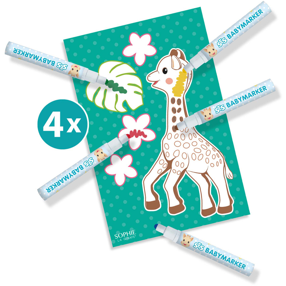 SES Creative Sophie La Girafe 2-in-1 Colouring and Painting Activity Set Image 3