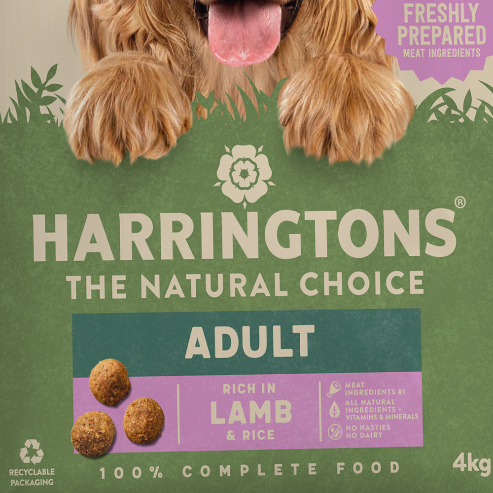 Harringtons Lamb and Rice Dog Food 4kg Image 3