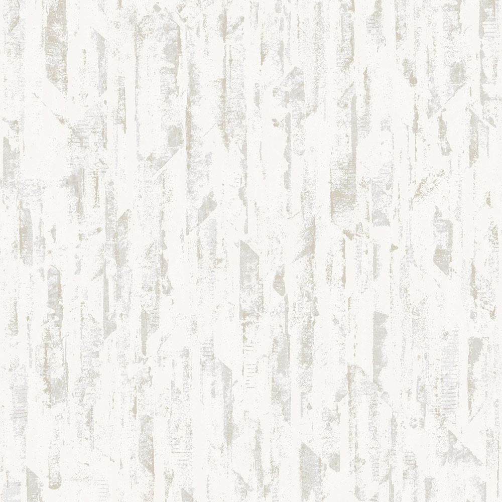 Grandeco Imperia White Taupe and Silver Textured Wallpaper Image 1