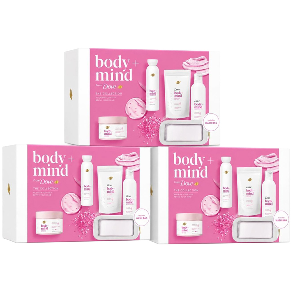 Dove Body and Mind Collection Gift Set 4 Piece 3 Pack Image 1