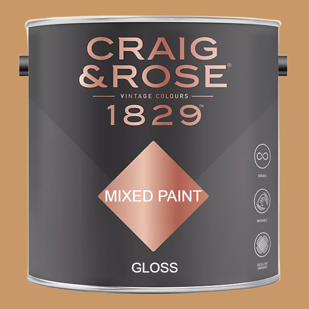 Craig & Rose 1829 Vintage Walls Wood and Metal Papyrus Gloss Mixed Paint 2.5L Image 2