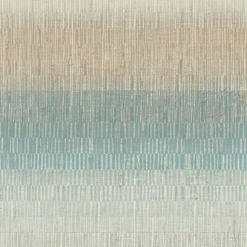 Grandeco Malibu Textile Woven Effect Teal Wallpaper Image 1
