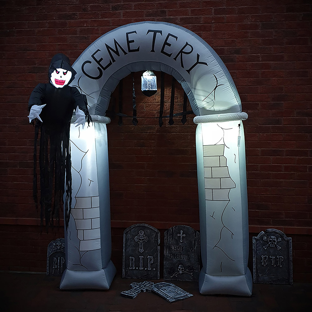 Premier Halloween Arch Light Up Inflatable 2.4m Image 4