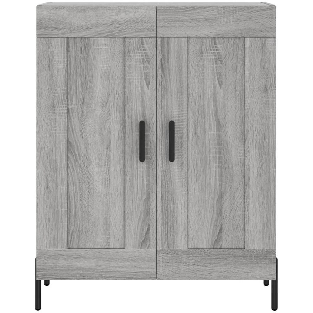 vidaXL 2 Door 3 Shelf Grey Sonoma Highboard Image 8