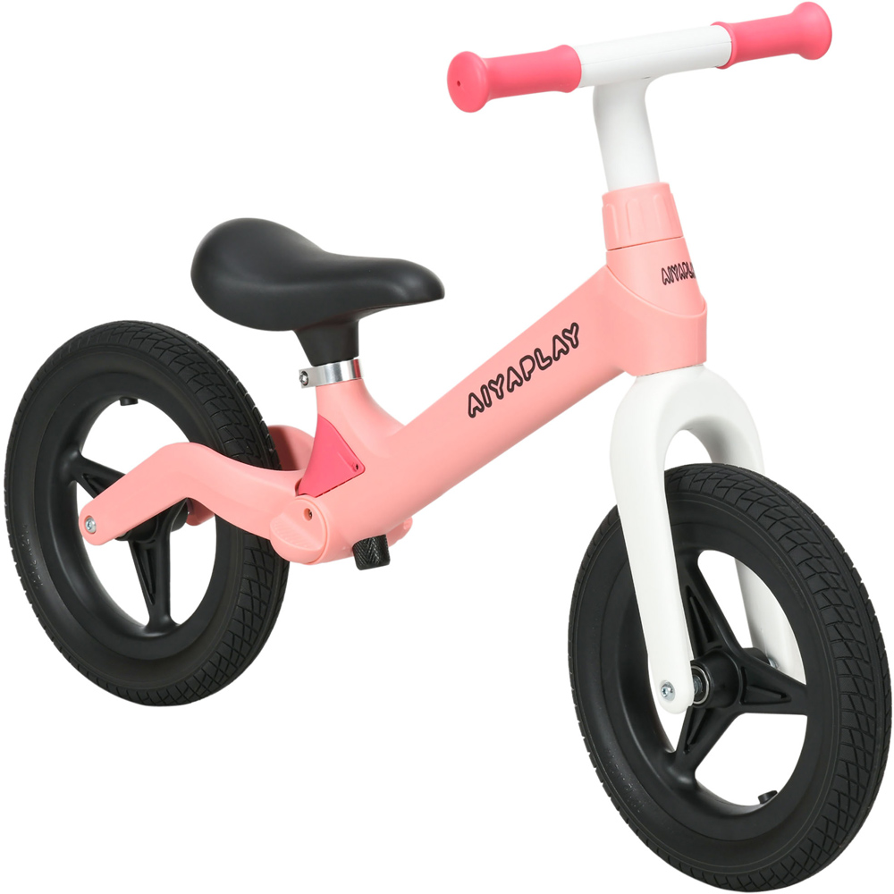 Tommy Toys 12 inch Pink Kids Balance Bike Image 1