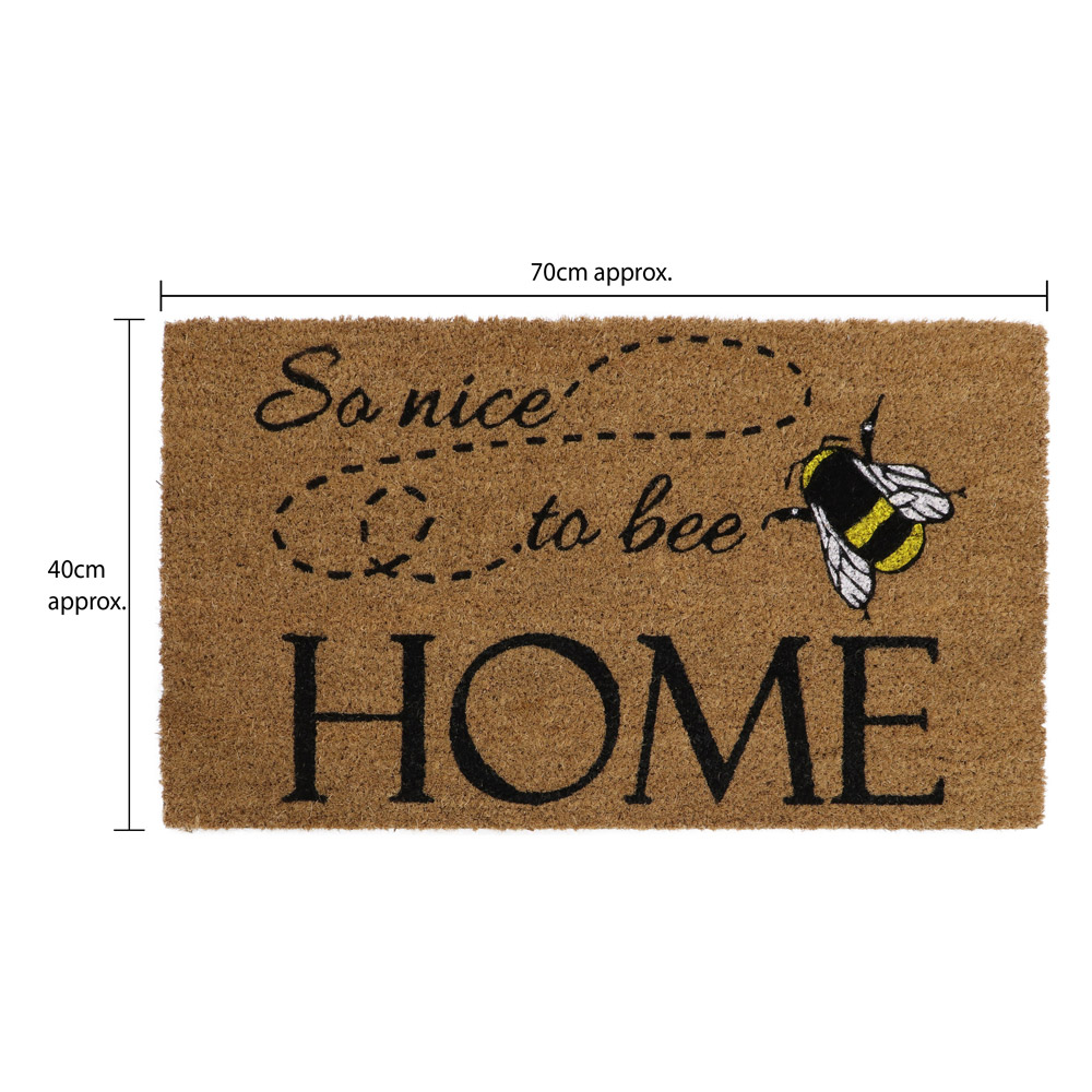 JVL Nice To Bee Home Doormat 40 x 70cm Image 5