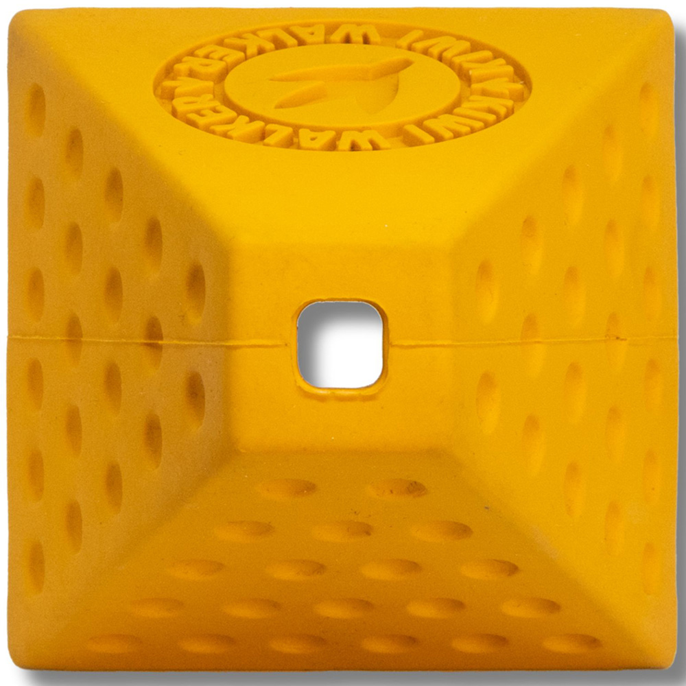 Kiwi Walker Orange Octaball Mini Dog Toy Image 2