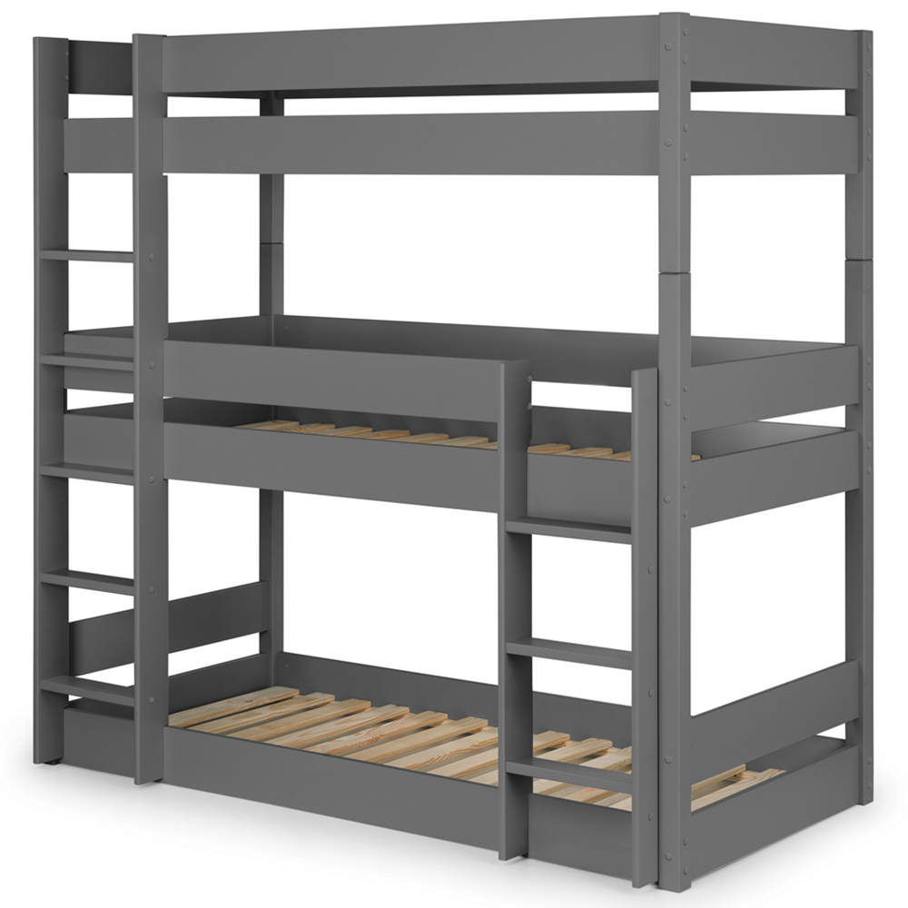 Julian Bowen Trio Anthracite Triple Sleeper Bunk Bed Image 4