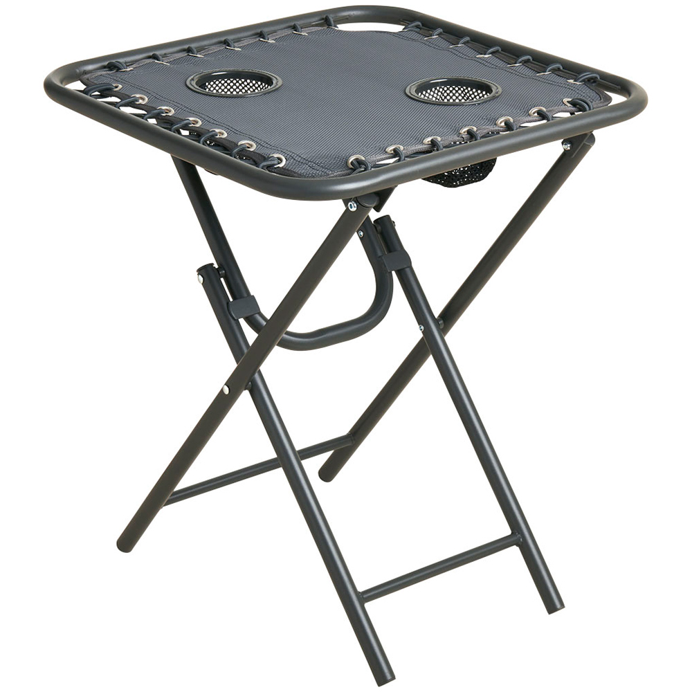 Wilko Folding Table with Cup Holders Wilko