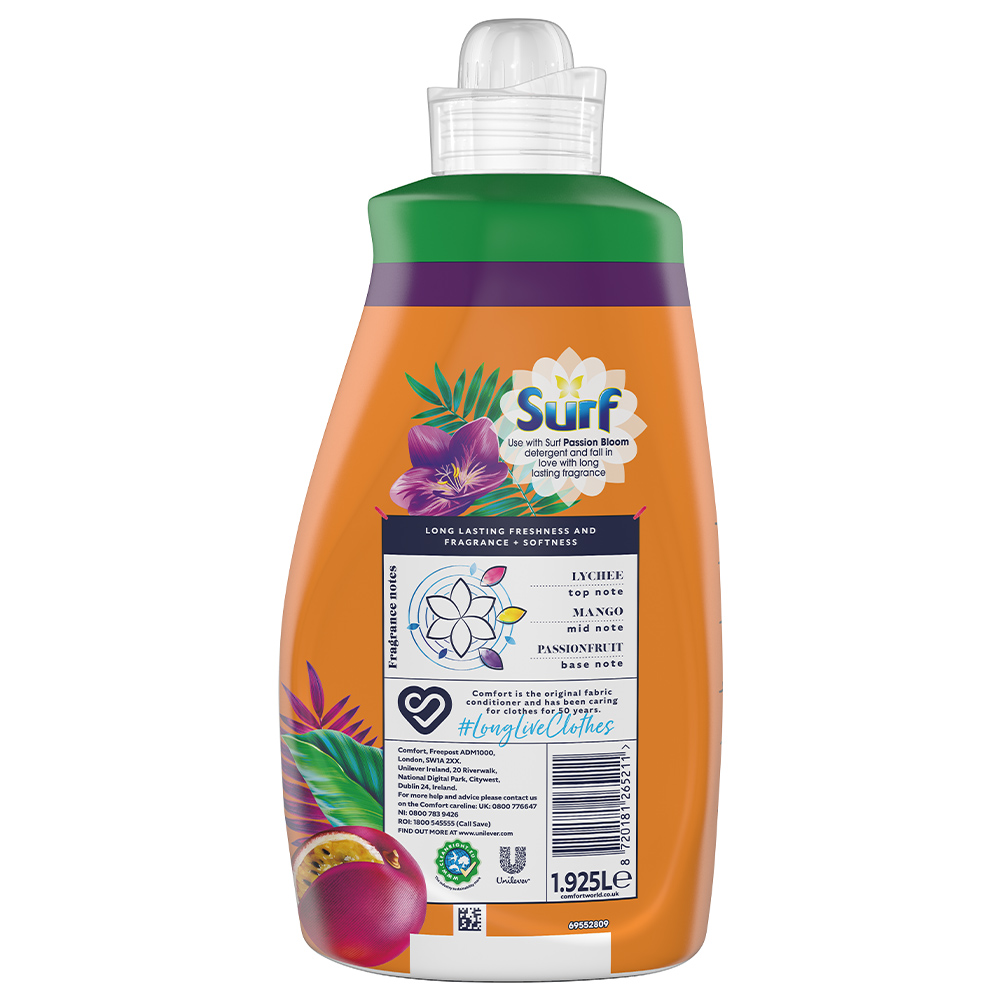 Comfort Limited Edition Passion Bloom Fabric Conditioner 55 Washes 1.925L Image 2