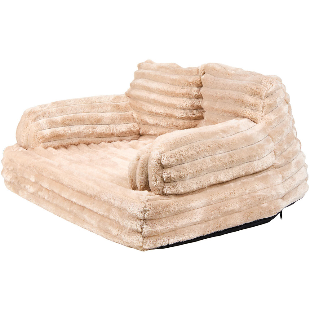 Sofa Pet Bed Beige Image 3
