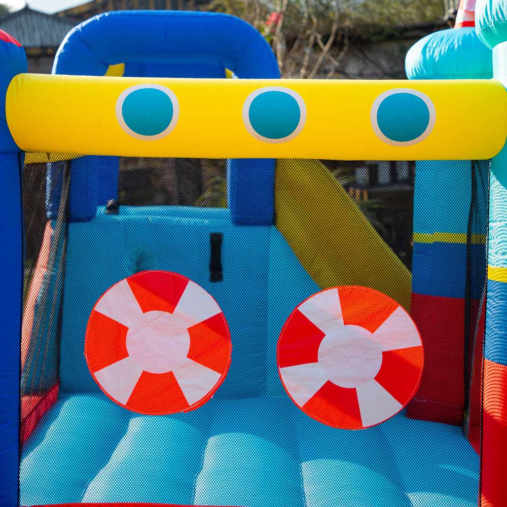 Outsunny 4-in-1 Sailboat Bouncy Castle Image 2