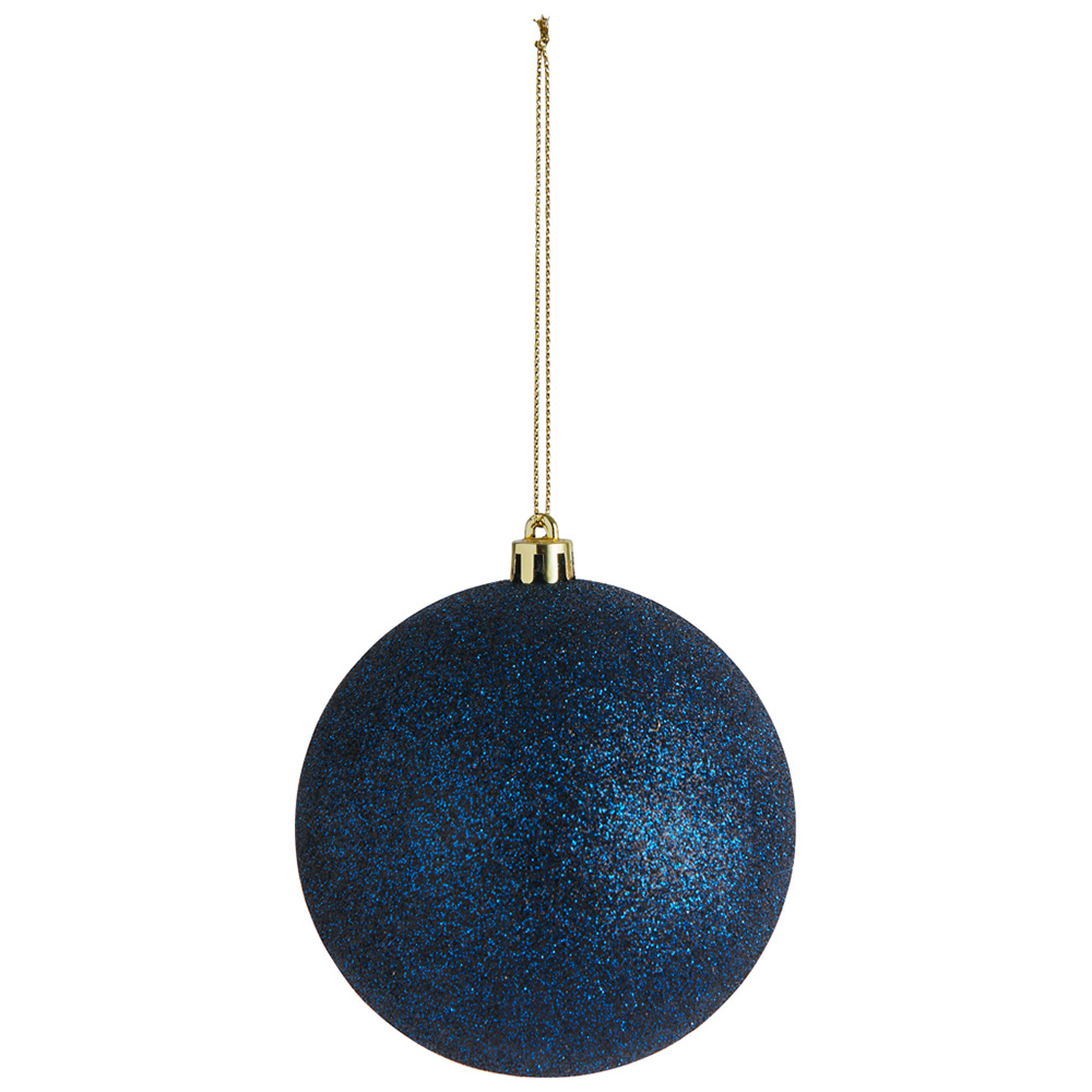 Wilko 100mm Majestic Baubles 7 Pack Image 9