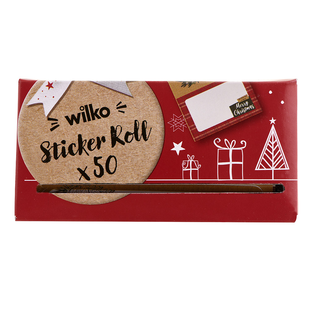Wilko Winter Fables Sticker Roll 50 Pack Image 1