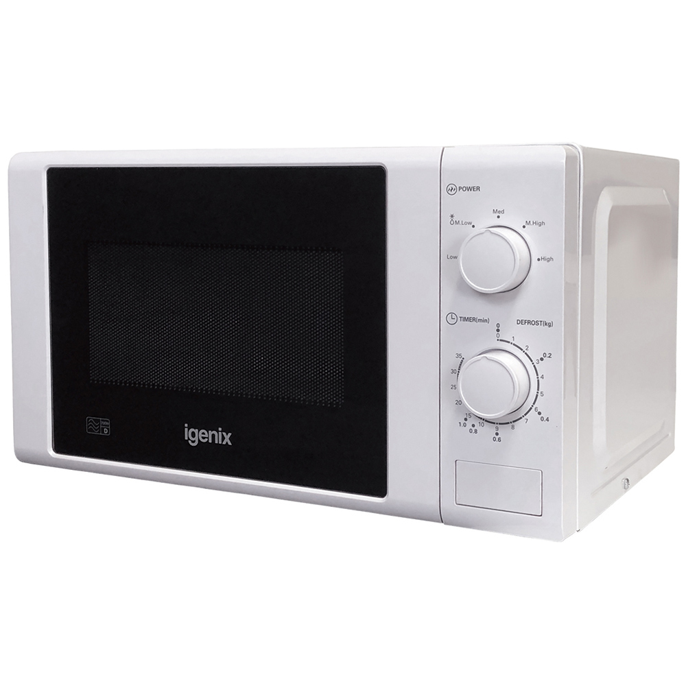Igenix IG2071 White Manual Microwave 20L 700W Image 3
