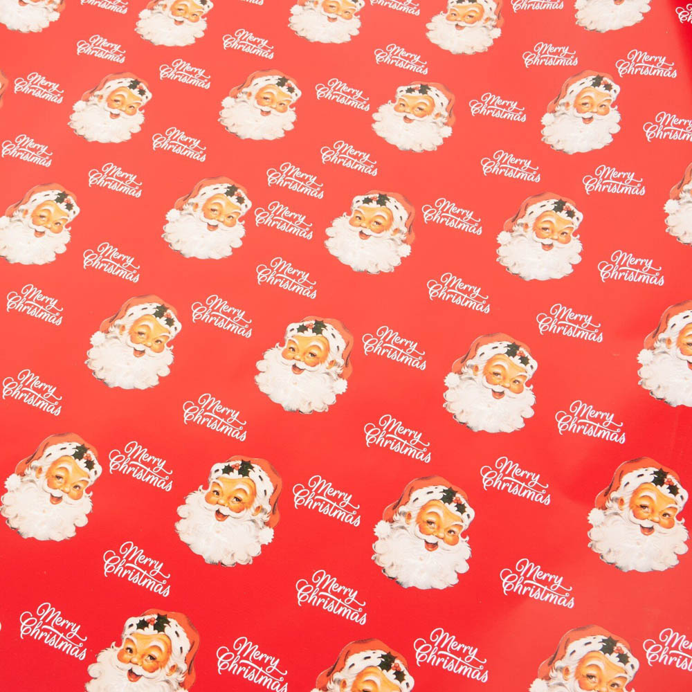 Retro Santa Gift Wrap Image 5