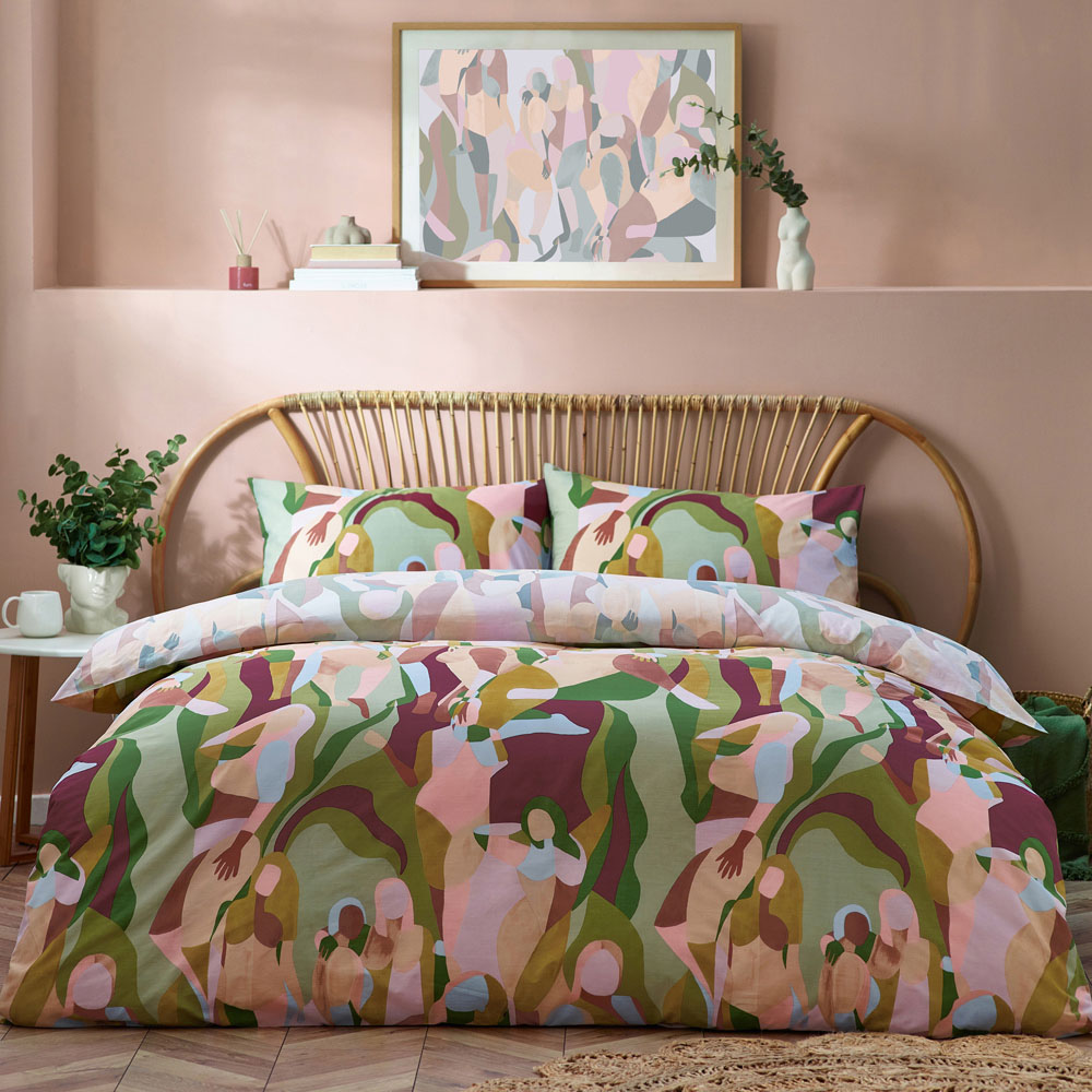 furn. Self Love Double Multicolour Duvet Set Image 4