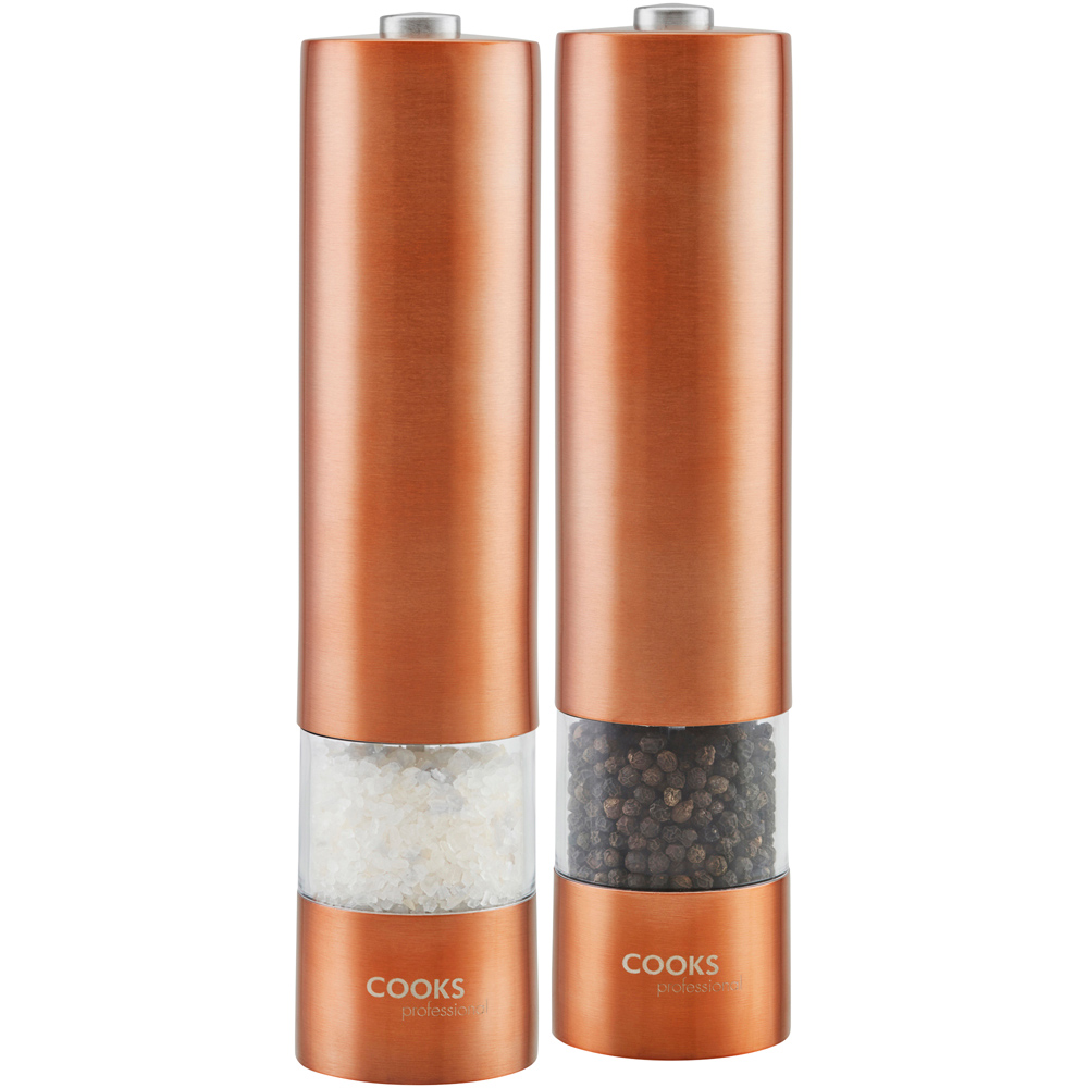 Cooks Professionals G2142 Copper Salt and Pepper Mill Set Image 3