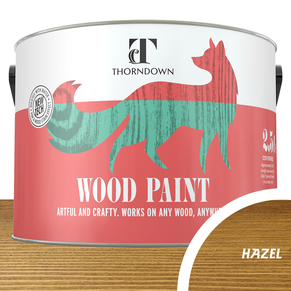 Thorndown Hazel Satin Wood Paint 2.5L Image 3