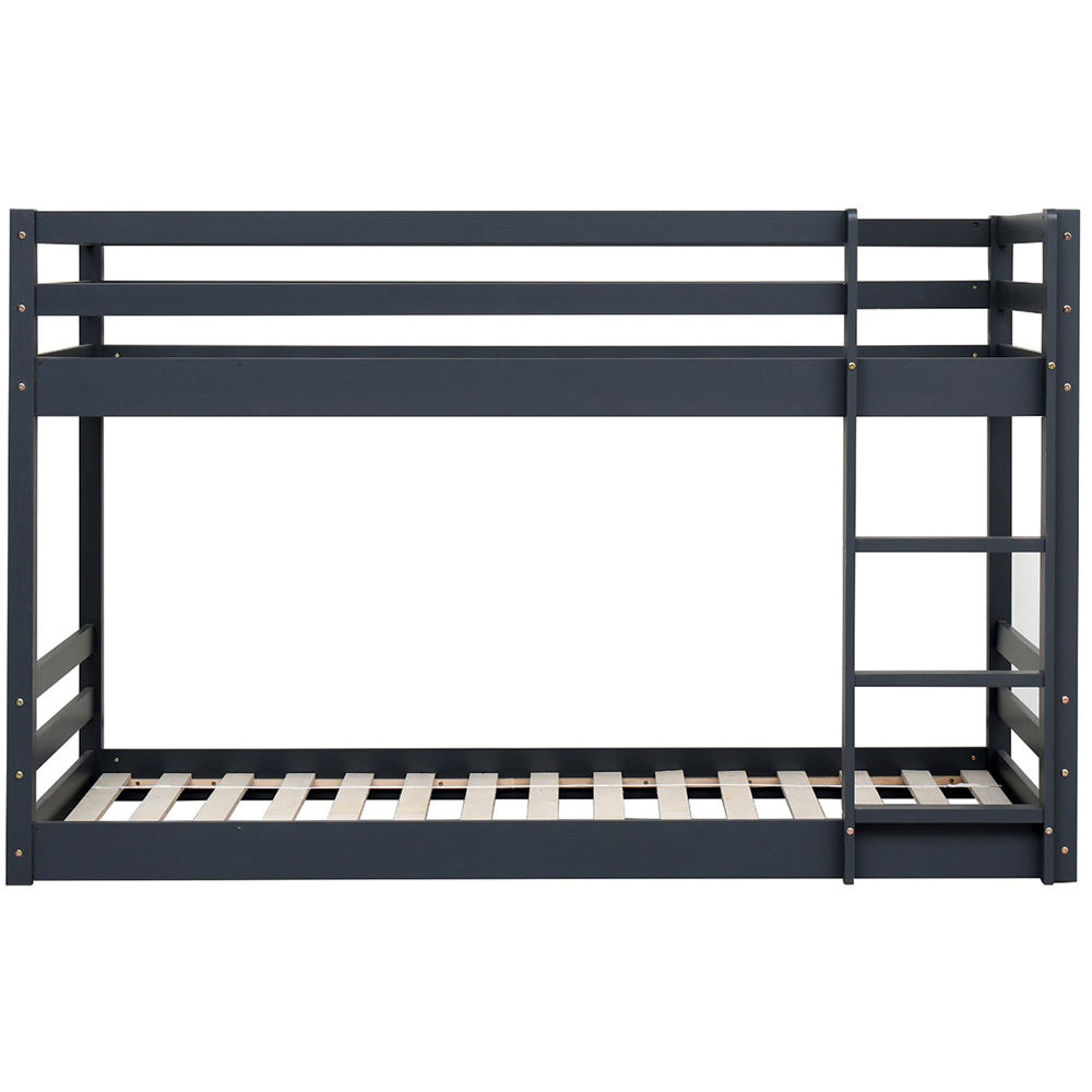Flair Spark Single Grey Low Bunk Bed Image 3
