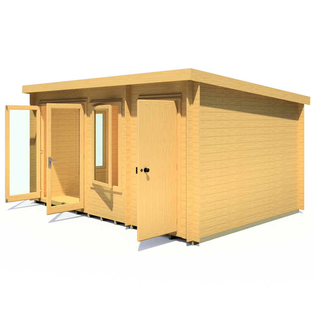 Shire Elm 10 x 14ft Log Cabin Image 3