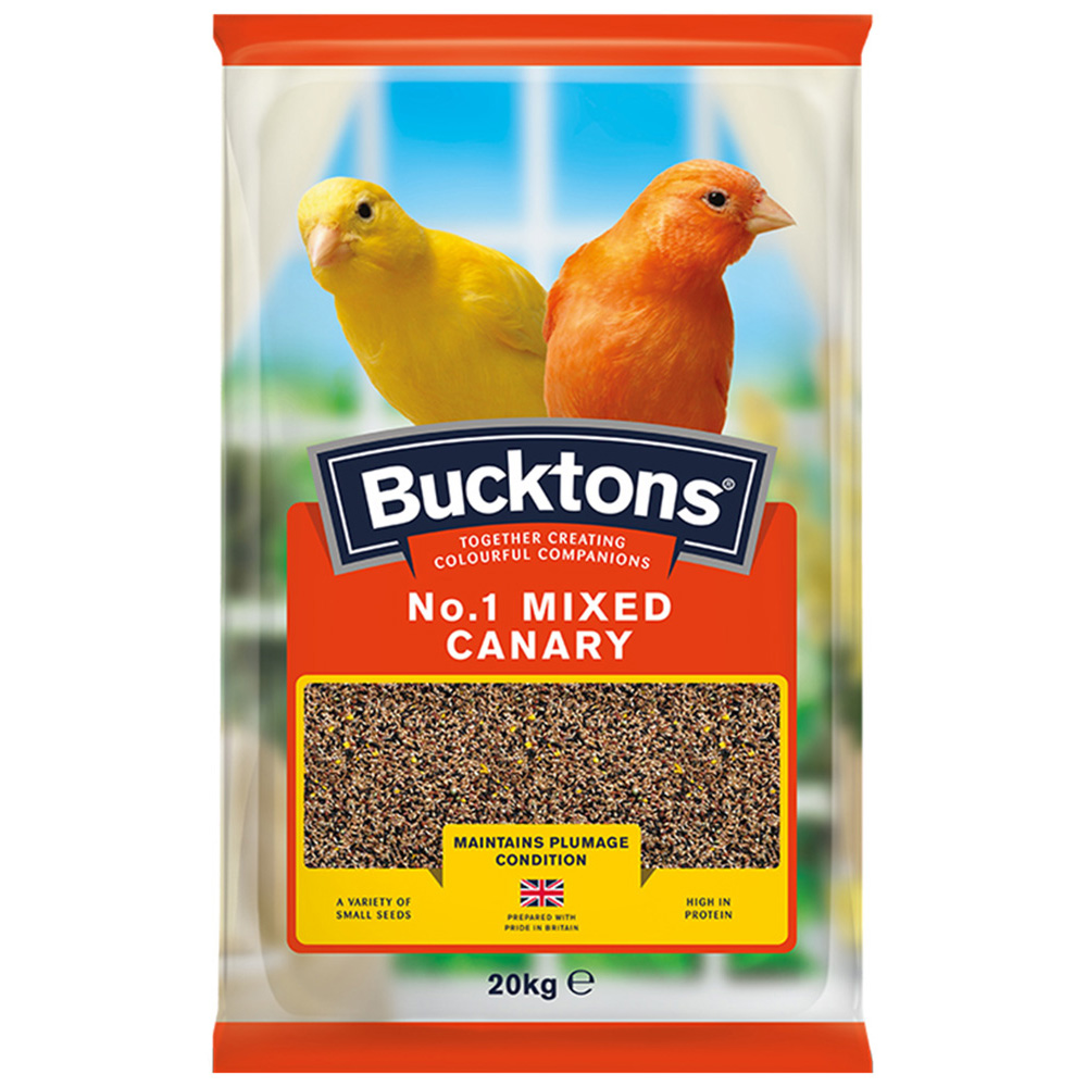 Bucktons No. 1 Mixed Canary Bird Seed 20kg Image 1