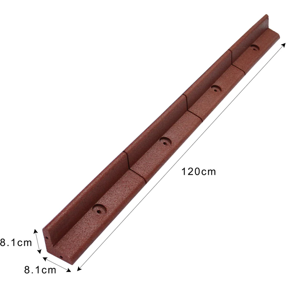 MonsterShop Terracotta 4ft 18 Pack Flexible Lawn Edging Image 6