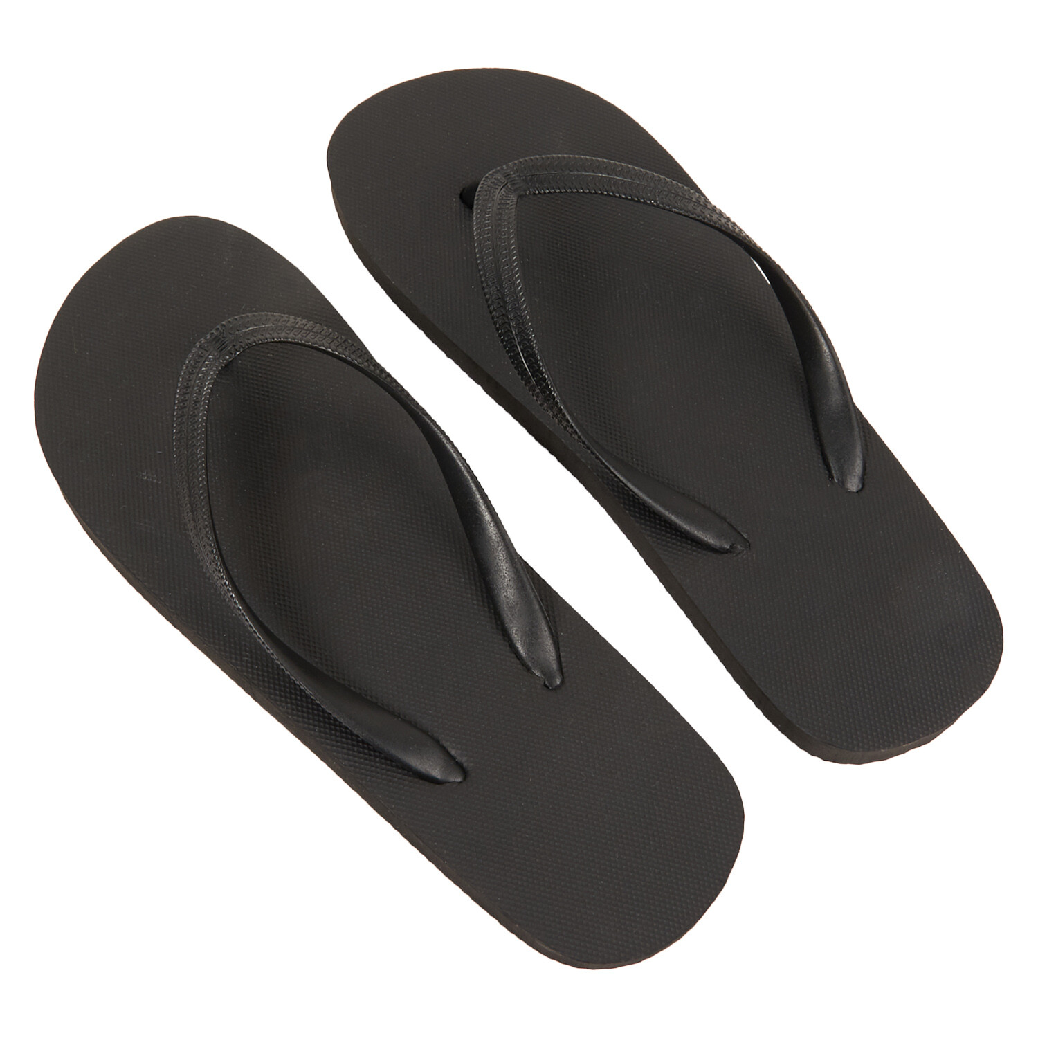 Womens Flip Flops - Black or Cream Image 6