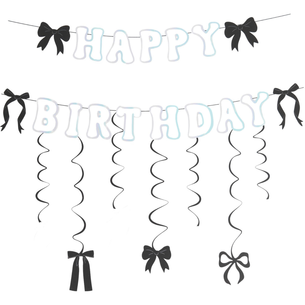 Bow Happy Birthday Banner Image 3