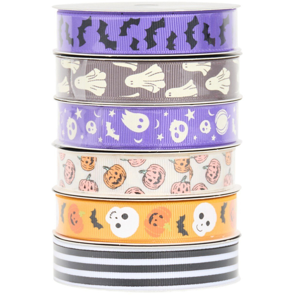 Thin Halloween Ribbon Image 1