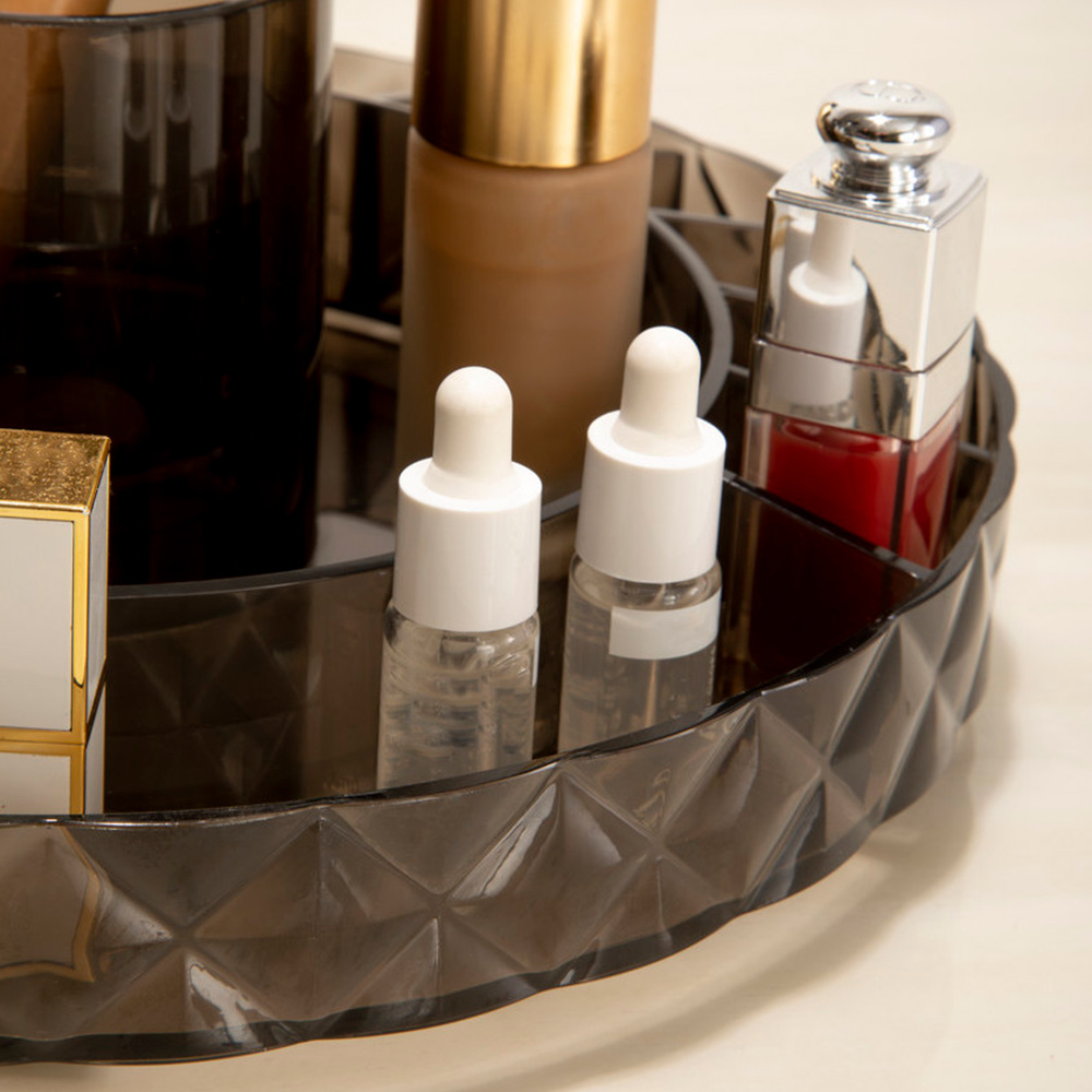 Premier Housewares Black Revolving Cosmetic Organiser Image 7
